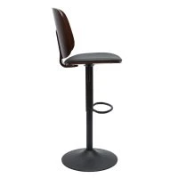 Tabouret De Bar Ajustable Noir Et Noyer BECK 10 Tabouret De Bar Ajustable Noir Et Noyer BECK -Boutique Miliboo tabouret de bar ajustable noir et noyer beck 50959 628e44c19590e 1200 675