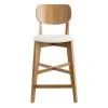 Tabouret De Bar Chêne Et Assise Blanche H65 Cm LUCIA -Boutique Miliboo tabouret de bar chene et assise blanche h65 cm lucia 50034 608fc2d1bc1ee 1200 675