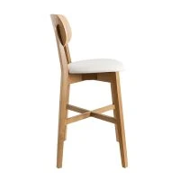 Tabouret De Bar Chêne Et Assise Blanche H65 Cm LUCIA 10 Tabouret De Bar Chêne Et Assise Blanche H65 Cm LUCIA -Boutique Miliboo tabouret de bar chene et assise blanche h65 cm lucia 50034 608fc2f0ed3a8 1200 675