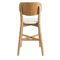 Tabouret De Bar Chêne Et Assise Blanche H65 Cm LUCIA 11 Tabouret De Bar Chêne Et Assise Blanche H65 Cm LUCIA -Boutique Miliboo tabouret de bar chene et assise blanche h65 cm lucia 50034 608fc2fde220b 1200 675
