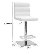 Tabouret De Bar Design Blanc COLOMBUS -Boutique Miliboo tabouret de bar design blanc colombus 22296 5cadae12337f6 1200 675