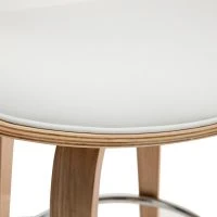 Tabouret De Bar Design Blanc Et Bois Clair 65 Cm ARAMIS -Boutique Miliboo tabouret de bar design blanc et bois clair 65 cm aramis 46779 5d691b05b7b1d 1200 675