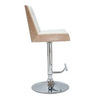 Tabouret De Bar Design Blanc Et Bois Clair MELKIOR 11 Tabouret De Bar Design Blanc Et Bois Clair MELKIOR -Boutique Miliboo tabouret de bar design blanc et bois clair melkior 48111 5f1050bc899c9 1200 675