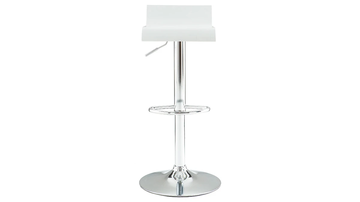 Tabouret De Bar Design Blanc SURF 3 Tabouret De Bar Design Blanc SURF
