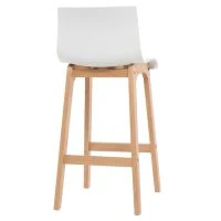Tabouret De Bar Design Bois Et Blanc 75 Cm (lot De 2) NEW SURF -Boutique Miliboo tabouret de bar design bois et blanc 75 cm lot de 2 new surf 42613 609a4969b179d 1200 675