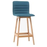Tabouret De Bar Design Bois Et Bleu Canard 65 Cm (lot De 2) EMMA -Boutique Miliboo tabouret de bar design bois et bleu canard 65 cm lot de 2 emma 42663 5bb7647034bd4 1200 675