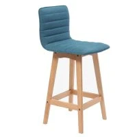 Tabouret De Bar Design Bois Et Bleu Canard 65 Cm (lot De 2) EMMA -Boutique Miliboo tabouret de bar design bois et bleu canard 65 cm lot de 2 emma 42663 5bb764704b336 1200 675