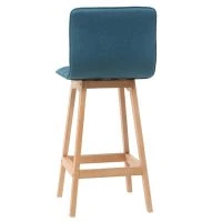 Tabouret De Bar Design Bois Et Bleu Canard 65 Cm (lot De 2) EMMA -Boutique Miliboo tabouret de bar design bois et bleu canard 65 cm lot de 2 emma 42663 5bb764705dd4a 1200 675