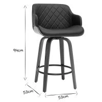 Tabouret De Bar Design Noir Et Bois Foncé H65 Cm LUCIEN 14 Tabouret De Bar Design Noir Et Bois Foncé H65 Cm LUCIEN -Boutique Miliboo tabouret de bar design noir et bois fonce h65 cm lucien 49840 619d10c66a530 1200 675