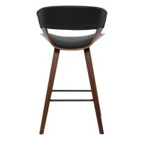 Tabouret De Bar Design Noir Et Bois Foncé H65 Cm SYRAH -Boutique Miliboo tabouret de bar design noir et bois fonce h65 cm syrah 51307 6273e2c6c015c 1200 675