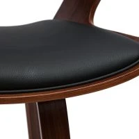 Tabouret De Bar Design Noir Et Bois Foncé H65 Cm SYRAH -Boutique Miliboo tabouret de bar design noir et bois fonce h65 cm syrah 51307 6273e2c95cd89 1200 675