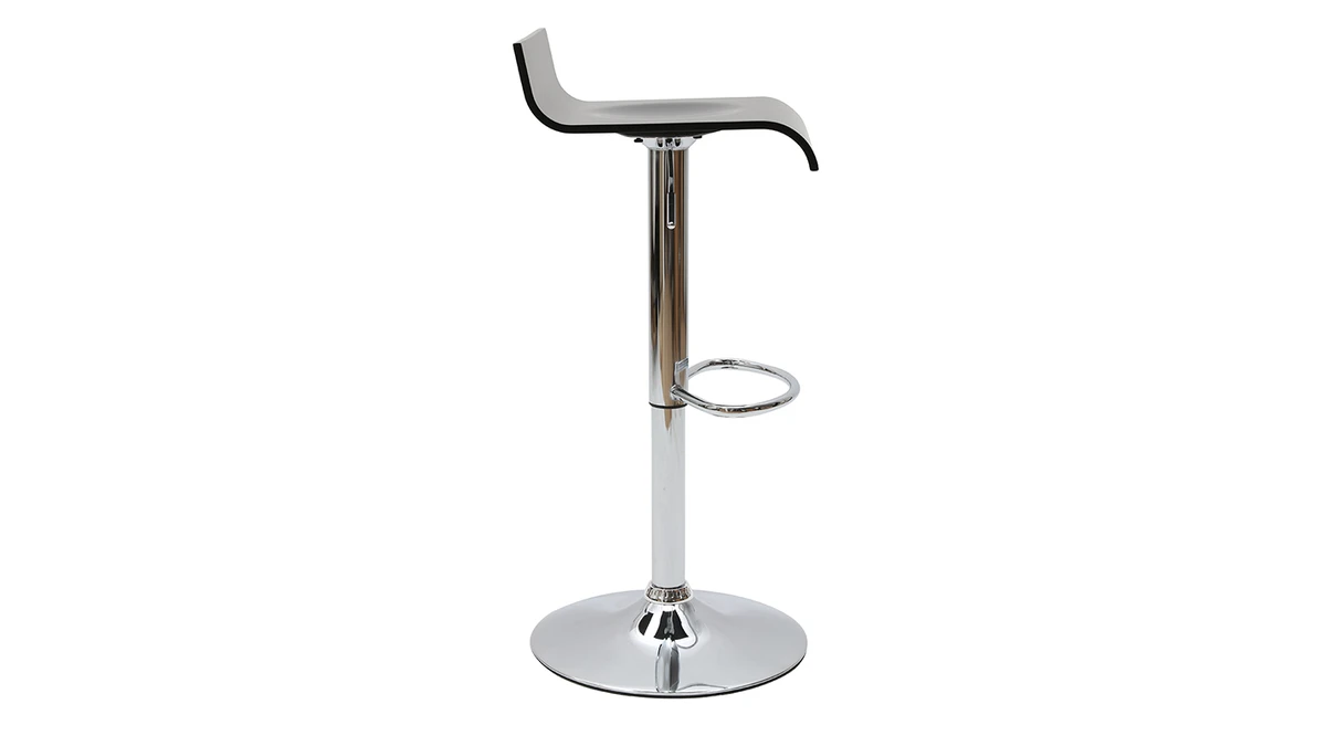 Tabouret De Bar Design Noir SURF 5 Tabouret De Bar Design Noir SURF – Image 3