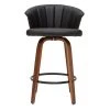 Tabouret De Bar Design Pivotant Noir Et Bois Foncé H65cm ALBIN -Boutique Miliboo tabouret de bar design pivotant noir et bois fonce h65cm albin 49319 60b8a61795a29 1200 675