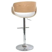 Tabouret De Bar Design Réglable Blanc Et Bois Clair BENT 11 Tabouret De Bar Design Réglable Blanc Et Bois Clair BENT -Boutique Miliboo tabouret de bar design reglable blanc et bois clair bent 40341 5bb76423bcc4a 1200 675