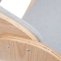 Tabouret De Bar Design Réglable En Tissu Gris Et Bois Clair BENT -Boutique Miliboo tabouret de bar design reglable en tissu gris et bois clair bent 48495 5f91bb0104440 1200 675