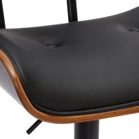 Tabouret De Bar Design Réglable Noir Et Bois Foncé BASILE 13 Tabouret De Bar Design Réglable Noir Et Bois Foncé BASILE -Boutique Miliboo tabouret de bar design reglable noir et bois fonce basile 49843 6155777ef1918 1200 675