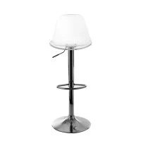 Tabouret De Bar Design Réglable Transparent GALILEO