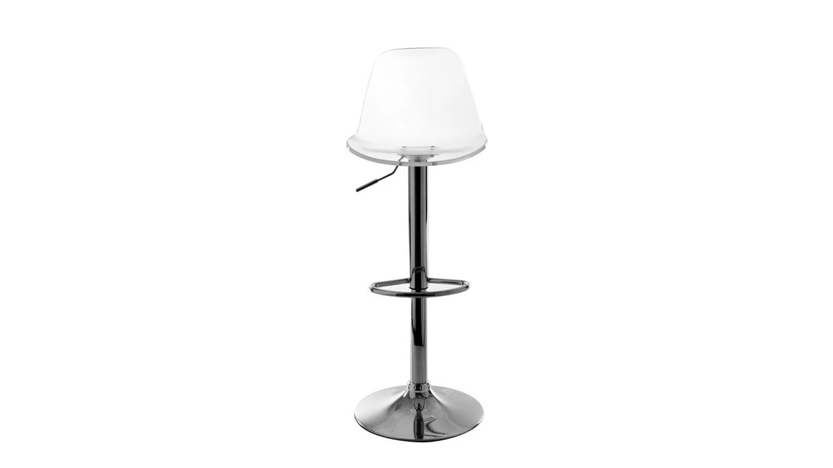 Tabouret De Bar Design Réglable Transparent GALILEO 3 Tabouret De Bar Design Réglable Transparent GALILEO