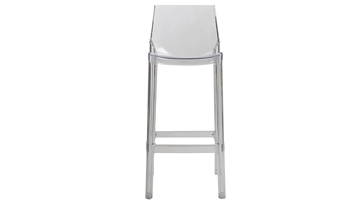 Tabouret De Bar Design Transparent Lot De 2 YLAK 4 Tabouret De Bar Design Transparent Lot De 2 YLAK – Image 2