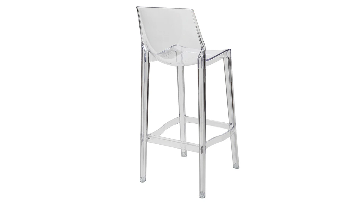 Tabouret De Bar Design Transparent Lot De 2 YLAK 7 Tabouret De Bar Design Transparent Lot De 2 YLAK – Image 5