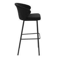 Tabouret De Bar Design Velours Noir H78 Cm DALLY - Miliboo & Stéphane Plaza 11 Tabouret De Bar Design Velours Noir H78 Cm DALLY - Miliboo & Stéphane Plaza -Boutique Miliboo tabouret de bar design velours noir h78 cm dally miliboo et stephane plaza 46796 5d03bcdfe39f7 1200 675