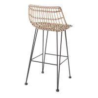 Tabouret De Bar En Fils De Résine Façon Rotin H69 Cm MAJA -Boutique Miliboo tabouret de bar en fils de resine facon rotin h69 cm maja 43559 5bc4a3d8d597a 1200 675