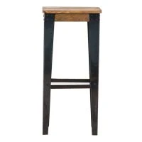 Tabouret De Bar Industriel Acier Et Manguier Massif H75 Cm MADISON