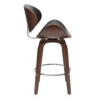 Tabouret De Bar Pivotant Noir Et Bois Foncé 65 Cm WALNUT -Boutique Miliboo tabouret de bar pivotant noir et bois fonce 65 cm walnut 46778 5daedeb038e16 1200 675