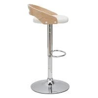 Tabouret De Bar Réglable Design Bois Clair Et Polyuréthane Blanc MANO 10 Tabouret De Bar Réglable Design Bois Clair Et Polyuréthane Blanc MANO -Boutique Miliboo tabouret de bar reglable design bois clair et polyurethane blanc mano 49309 60b8e3b152a84 1200 675