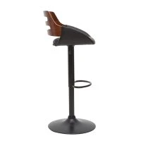 Tabouret De Bar Relevable Design Noir Et Noyer PERNIK -Boutique Miliboo tabouret de bar relevable design noir et noyer pernik 52990 63246e7bccfaa 1200 675