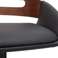 Tabouret De Bar Relevable Design Noir Et Noyer PERNIK -Boutique Miliboo tabouret de bar relevable design noir et noyer pernik 52990 63246ebbbfbb5 1200 675
