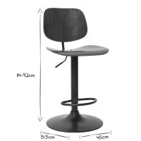 Tabouret De Bar Relevable Noyer Et Métal Noir TOBIAS 14 Tabouret De Bar Relevable Noyer Et Métal Noir TOBIAS -Boutique Miliboo tabouret de bar relevable noyer et metal noir tobias 52296 62ea9600d8b81 1200 675