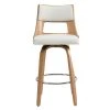 Tabouret De Bar Scandinave Pivotant Blanc Et Bois Clair GARBO -Boutique Miliboo tabouret de bar scandinave pivotant blanc et bois clair garbo 46767 5d67e9965de4c 1200 675