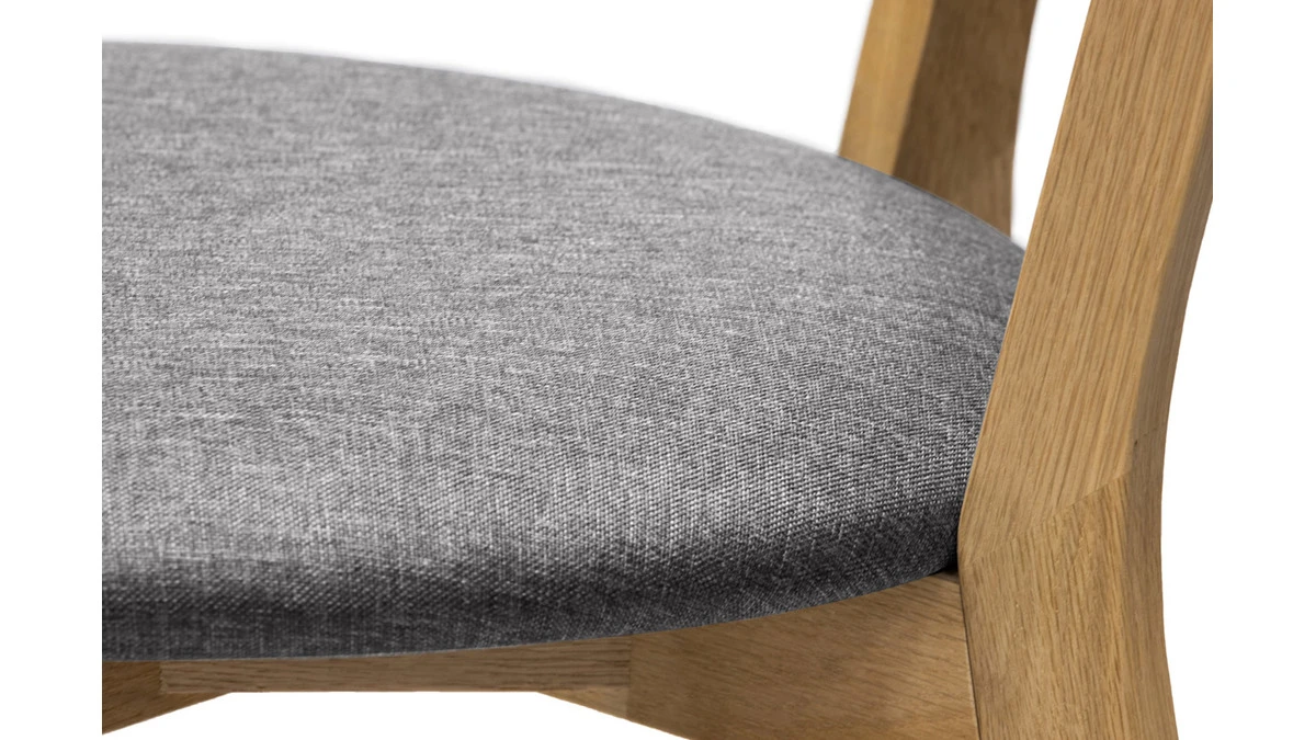 Tabouret De Bar Vintage Bois Clair Et Gris H65 Cm DOVE 7 Tabouret De Bar Vintage Bois Clair Et Gris H65 Cm DOVE – Image 5