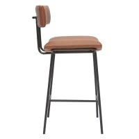 Tabouret De Bar Vintage Marron Clair Et Métal H65 Cm GOTHAM 11 Tabouret De Bar Vintage Marron Clair Et Métal H65 Cm GOTHAM -Boutique Miliboo tabouret de bar vintage marron clair et metal h65 cm gotham 48366 5f4fa628015b9 1200 675