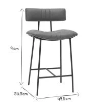 Tabouret De Bar Vintage Marron Clair Et Métal H65 Cm GOTHAM 14 Tabouret De Bar Vintage Marron Clair Et Métal H65 Cm GOTHAM -Boutique Miliboo tabouret de bar vintage marron clair et metal h65 cm gotham 48366 5f4fa63552e5f 1200 675