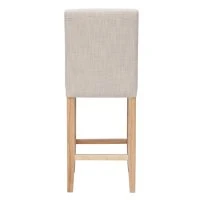 Tabourets De Bar Capitonnés Beige Naturel Et Bois H66 Cm (lot De 2) ESTER -Boutique Miliboo tabourets de bar capitonnes beige naturel et bois h66 cm lot de 2 ester 49581 612ce31449f00 1200 675