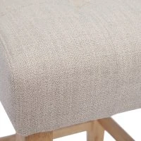 Tabourets De Bar Capitonnés Beige Naturel Et Bois H66 Cm (lot De 2) ESTER -Boutique Miliboo tabourets de bar capitonnes beige naturel et bois h66 cm lot de 2 ester 49581 612ce31861ab4 1200 675