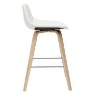 Tabourets De Bar Design Blanc Et Bois Clair H65 Cm (lot De 2) NONIE -Boutique Miliboo tabourets de bar design blanc et bois clair h65 cm lot de 2 nonie 52065 62e932c52386c 1200 675