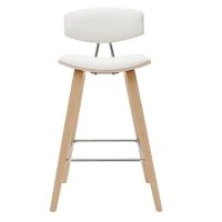 Tabourets De Bar Design Blanc Et Bois Clair H69 Cm (lot De 2) VASCO -Boutique Miliboo tabourets de bar design blanc et bois clair h69 cm lot de 2 vasco 49301 60ed6456d2e11 1200 675