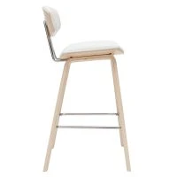 Tabourets De Bar Design Blanc Et Bois Clair H69 Cm (lot De 2) VASCO -Boutique Miliboo tabourets de bar design blanc et bois clair h69 cm lot de 2 vasco 49301 60ed6459a80d1 1200 675