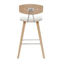Tabourets De Bar Design Blanc Et Bois Clair H69 Cm (lot De 2) VASCO -Boutique Miliboo tabourets de bar design blanc et bois clair h69 cm lot de 2 vasco 49301 60ed645b72ac9 1200 675
