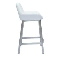 Tabourets De Bar Design Blancs Et Pieds Métal (lot De 2) RINGER 13 Tabourets De Bar Design Blancs Et Pieds Métal (lot De 2) RINGER -Boutique Miliboo tabourets de bar design blancs et pieds metal lot de 2 ringer 50857 618e8226928d5 1200 675