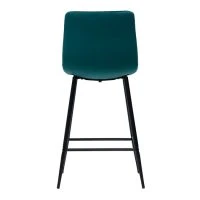 Tabourets De Bar Design En Velours Bleu Pétrole H65 Cm (lot De 2) MAXWELL -Boutique Miliboo tabourets de bar design en velours bleu petrole h65 cm lot de 2 maxwell 52278 62dea57647ea7 1200 675