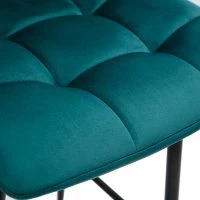 Tabourets De Bar Design En Velours Bleu Pétrole H65 Cm (lot De 2) MAXWELL -Boutique Miliboo tabourets de bar design en velours bleu petrole h65 cm lot de 2 maxwell 52278 62dea57e0bf60 1200 675