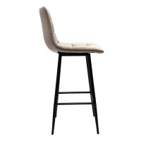 Tabourets De Bar Design En Velours Taupe H65 Cm (lot De 2) MAXWELL 12 Tabourets De Bar Design En Velours Taupe H65 Cm (lot De 2) MAXWELL -Boutique Miliboo tabourets de bar design en velours taupe h65 cm lot de 2 maxwell 52276 63bfd9d8ca432 1200 675