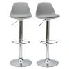Tabourets De Bar Design Gris Clair (lot De 2) STEEVY -Boutique Miliboo tabourets de bar design gris clair lot de 2 steevy 44742 62c80f81003cc 1200 675