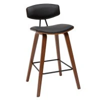 Tabourets De Bar Design Noir Et Bois Foncé H69 Cm (lot De 2) VASCO -Boutique Miliboo tabourets de bar design noir et bois fonce h69 cm lot de 2 vasco 49302 60edac890ecbb 1200 675