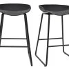 Tabourets De Bar Design Noirs H65 Cm (lot De 2) PEBBLE -Boutique Miliboo tabourets de bar design noirs h65 cm lot de 2 pebble 47581 5f33b260da9be 1200 675