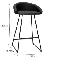 Tabourets De Bar Design Noirs H69 Cm (lot De 2) REYNOLD 16 Tabourets De Bar Design Noirs H69 Cm (lot De 2) REYNOLD -Boutique Miliboo tabourets de bar design noirs h69 cm lot de 2 reynold 51859 62c4156c6835f 1200 675